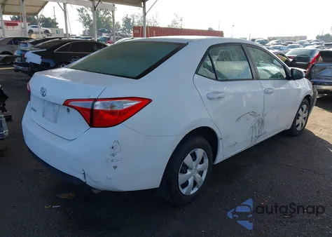 2015 Toyota Corolla L из США, поврежденный, VIN 5YFBURHE4FP179000